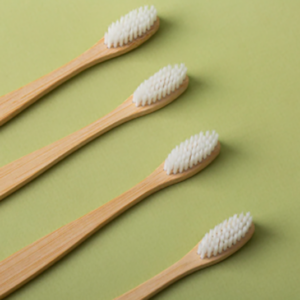 High angle bamboo brushes
